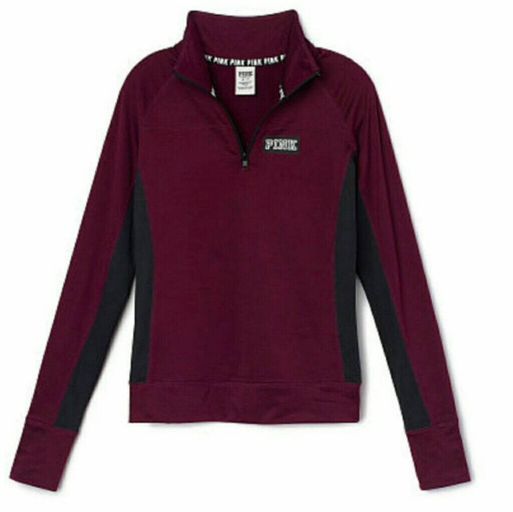 VS PINK Ultimate Half Zip Jacket